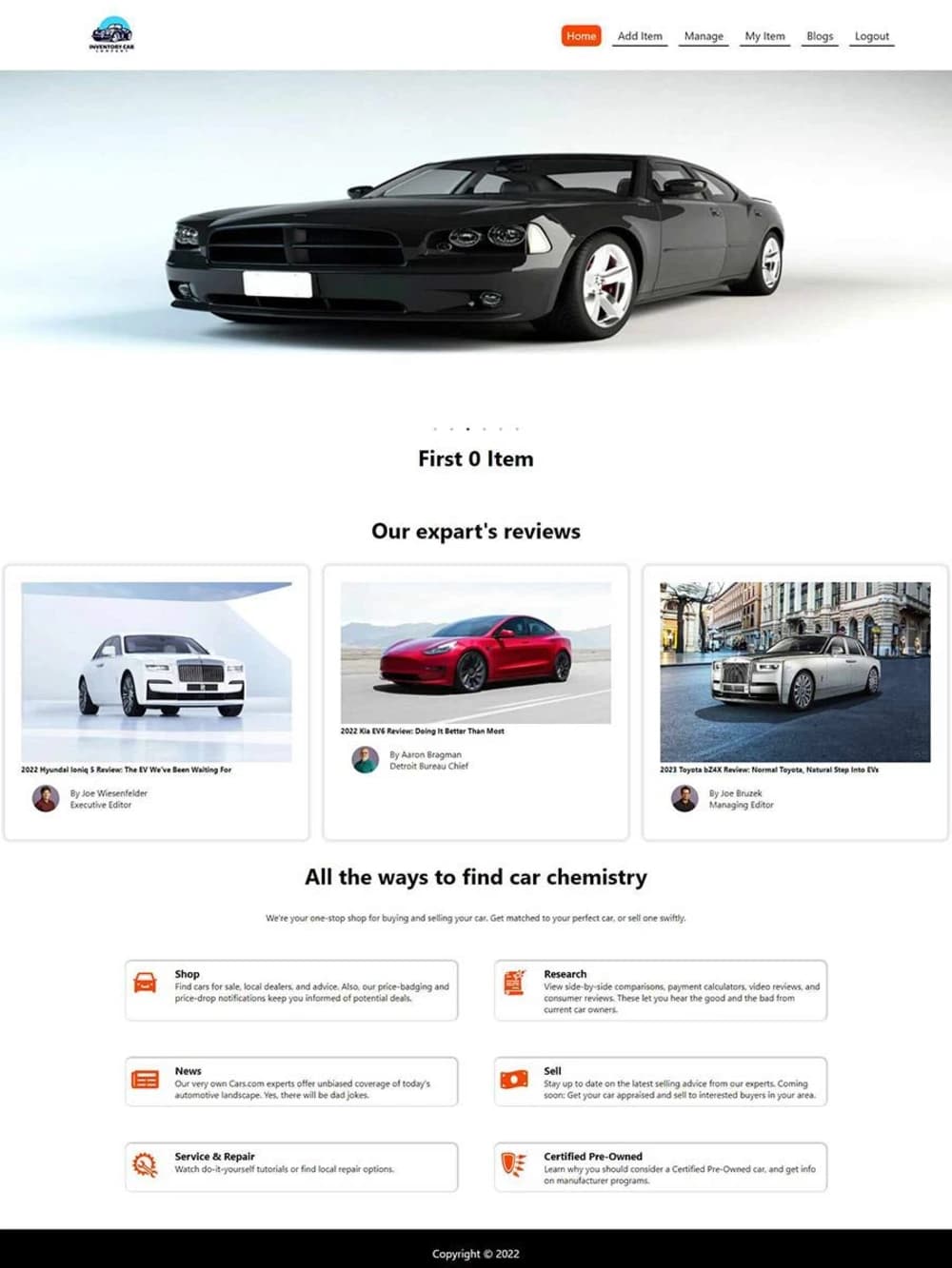 Car Inventory Arfatur Rahman